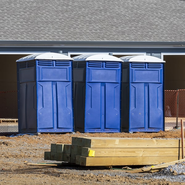 are there different sizes of portable toilets available for rent in Tyler Hill Pennsylvania